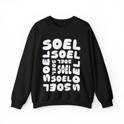 Soel Branded Crewneck Sweatshirt - Black