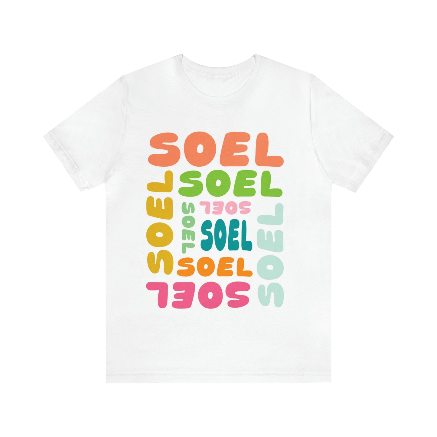 Soel Branded Jersey Tee - Rainbow