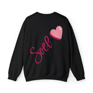 Love Myla Crewneck Sweatshirt - Black
