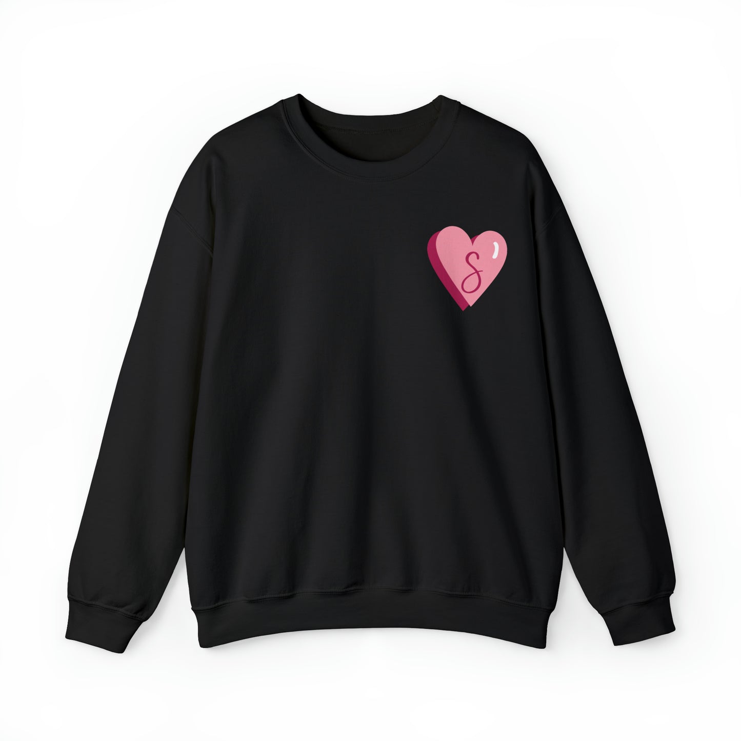 Love Myla Crewneck Sweatshirt - Black