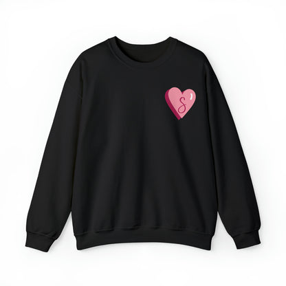 Love Myla Crewneck Sweatshirt - Black