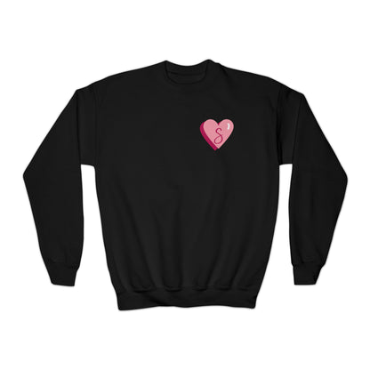 Love Myla Crewneck Sweatshirt - Black Youth