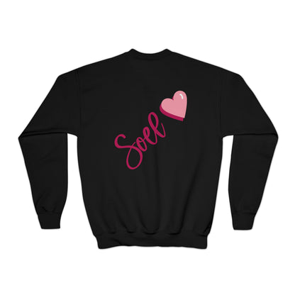 Love Myla Crewneck Sweatshirt - Black Youth