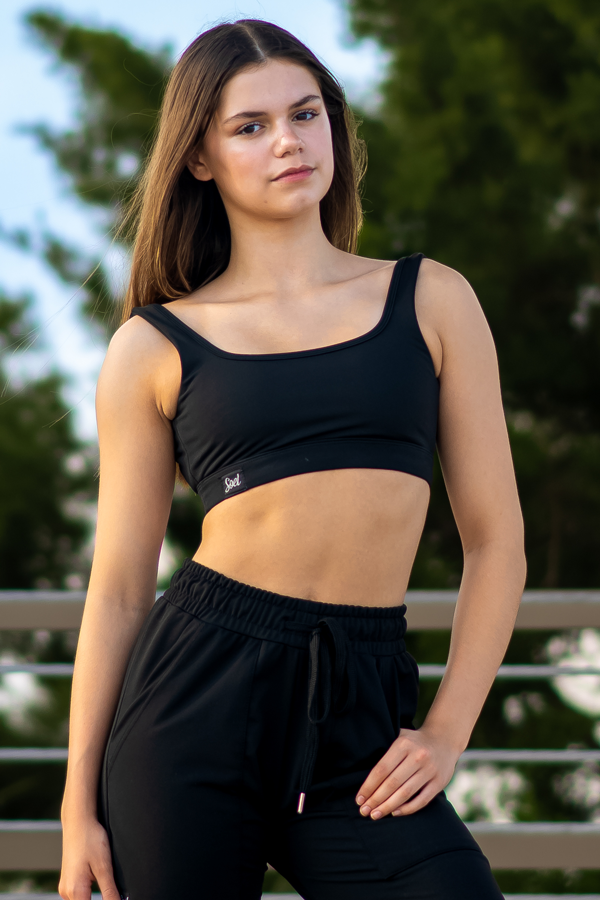 Ally Bra Top - Black