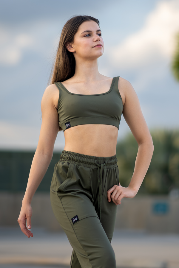 Ally Bra Top - Olive