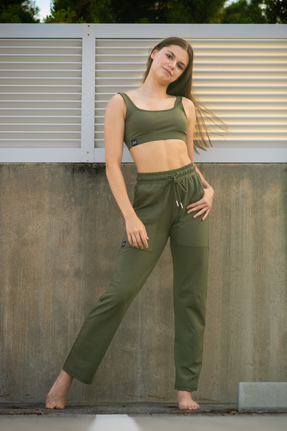 Ally Bra Top - Olive