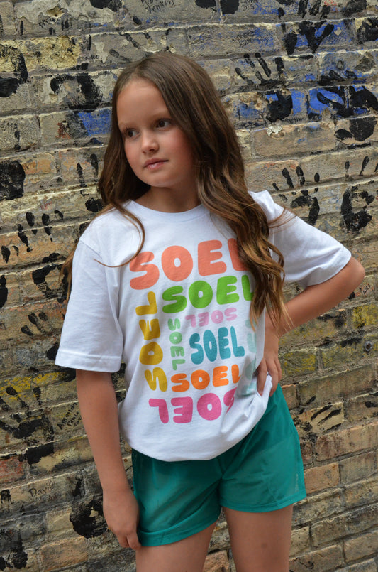 Soel Branded Tee - YOUTH Rainbow