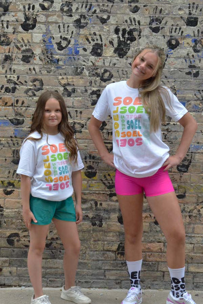 Soel Branded Jersey Tee - Rainbow