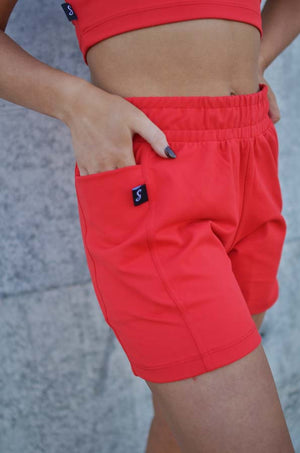 Pocket Shorts - Red