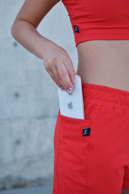 Pocket Shorts - Red