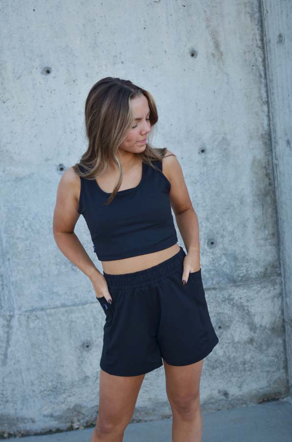 Layering Crop - Black