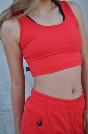 Layering Crop - Red