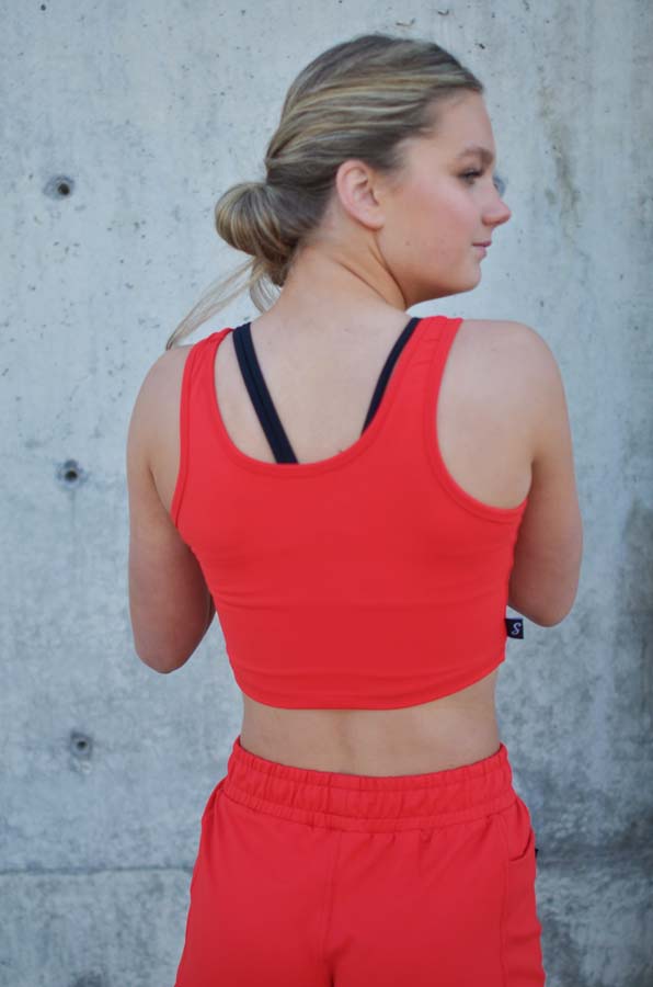 Layering Crop - Red