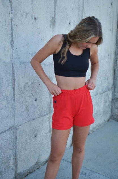 Pocket Shorts - Red