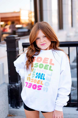 Soel Branded Crewneck Sweatshirt - YOUTH Rainbow