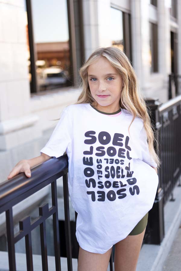 Soel Branded Tee - YOUTH White