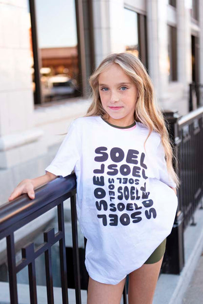 Soel Branded Tee - YOUTH White