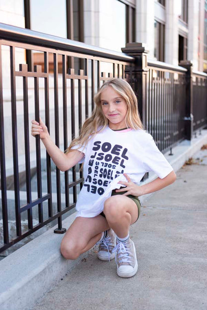 Soel Branded Tee - YOUTH White