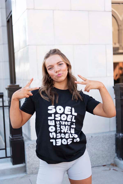 Soel Branded Tee - YOUTH Black