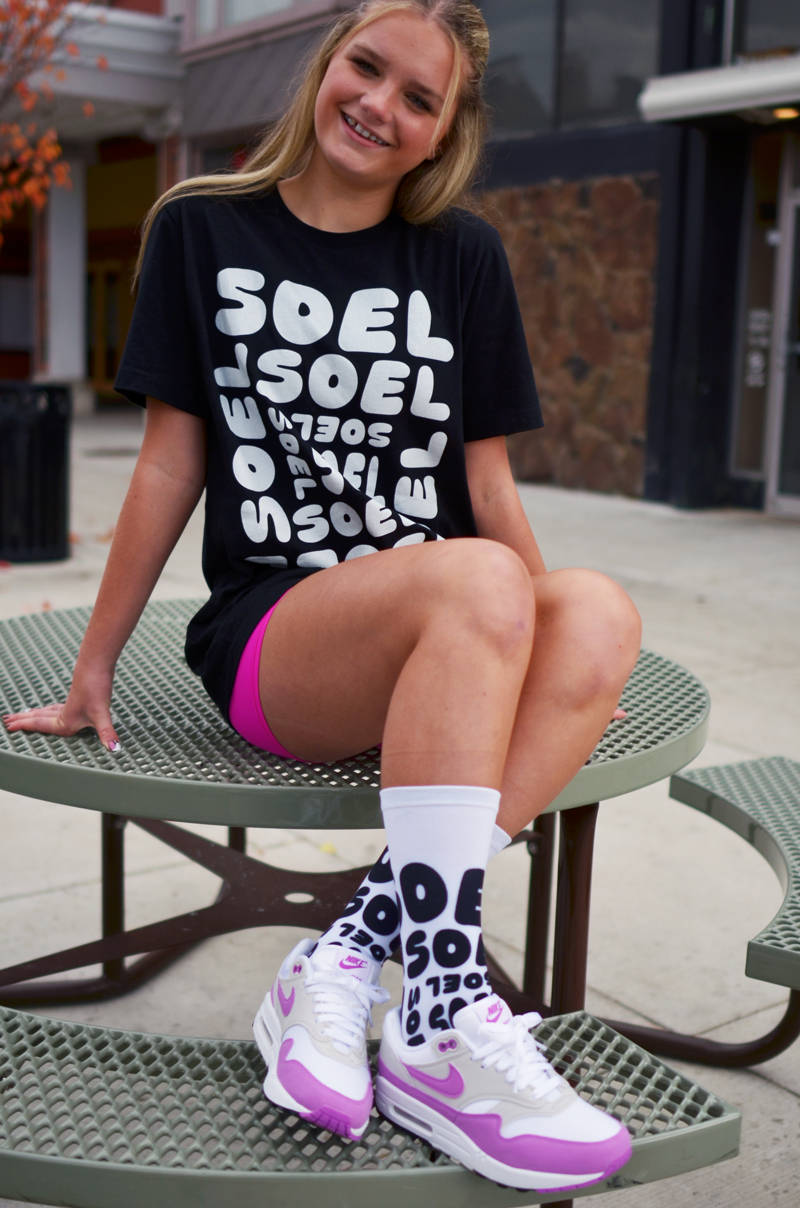 Soel Branded Jersey Tee - Black