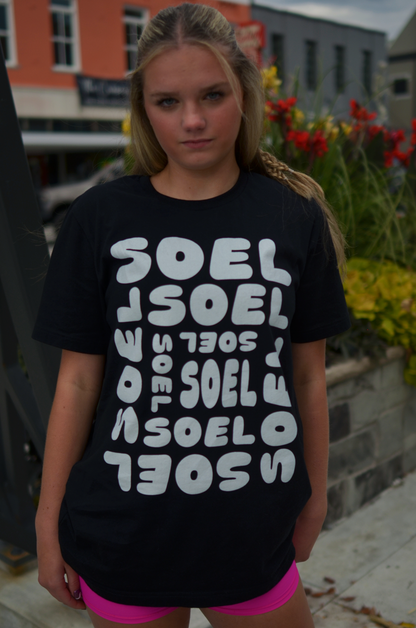 Soel Branded Jersey Tee - Black