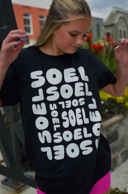 Soel Branded Jersey Tee - Black