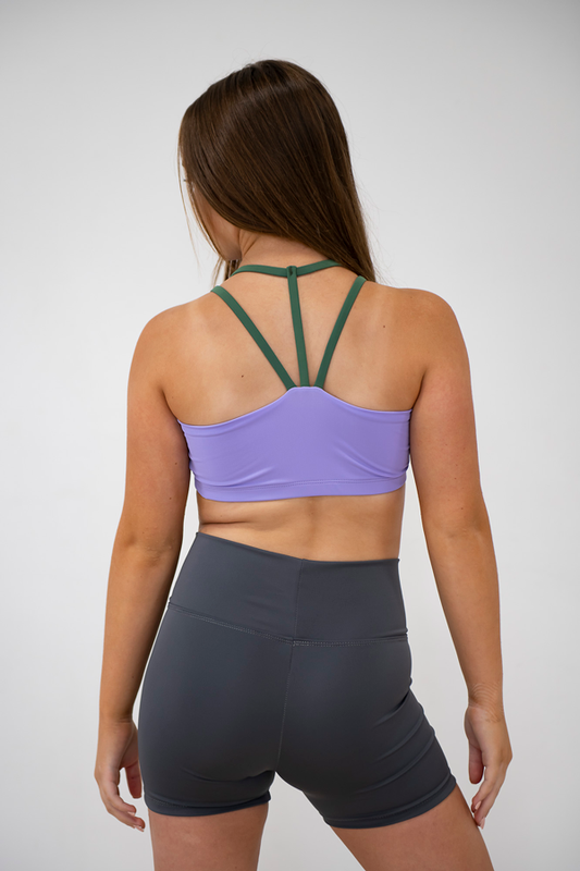 Power Up Bra - Lilac/Sage