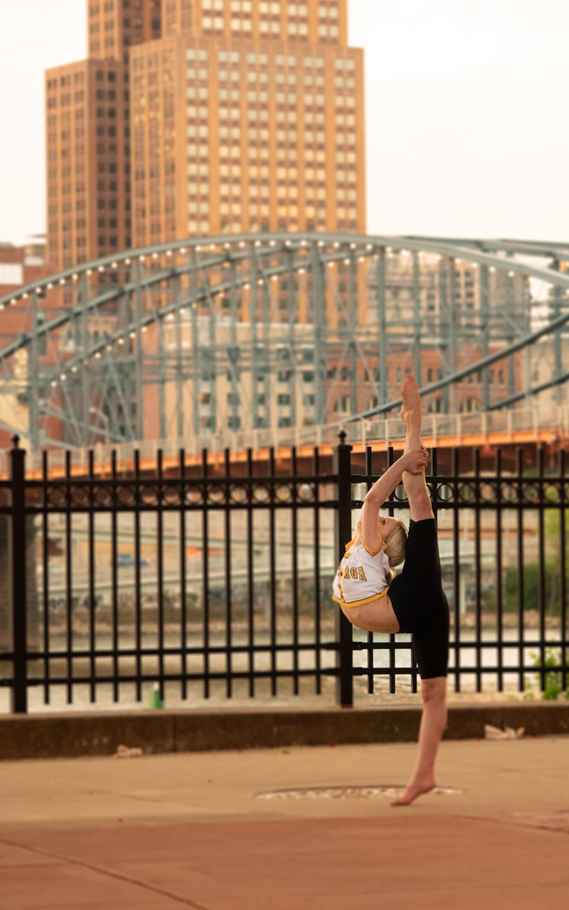 Sarah G - Pittsburgh Jersey Crop Top